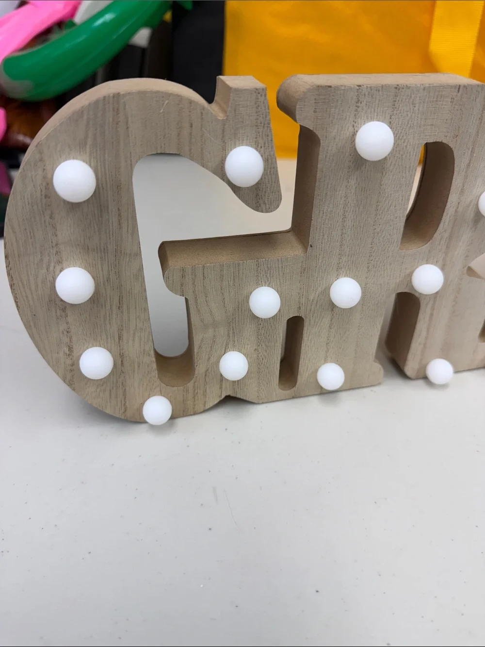 GRAD wooden marquee